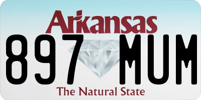 AR license plate 897MUM