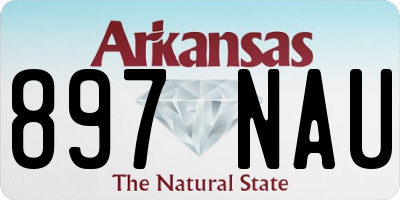 AR license plate 897NAU