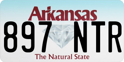 AR license plate 897NTR