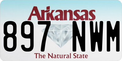 AR license plate 897NWM