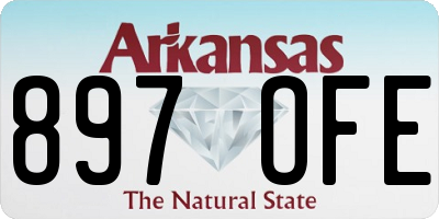 AR license plate 897OFE