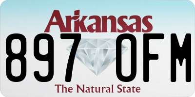 AR license plate 897OFM