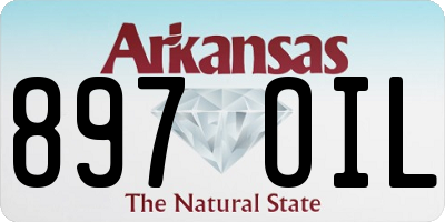 AR license plate 897OIL