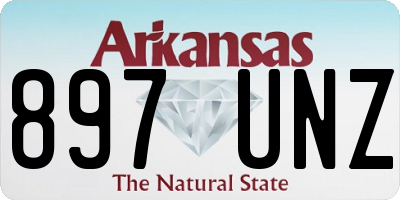 AR license plate 897UNZ