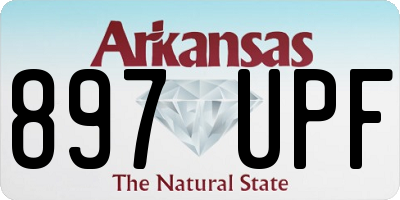AR license plate 897UPF