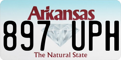 AR license plate 897UPH