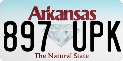 AR license plate 897UPK