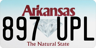 AR license plate 897UPL