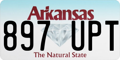 AR license plate 897UPT