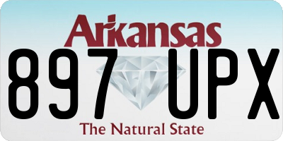 AR license plate 897UPX