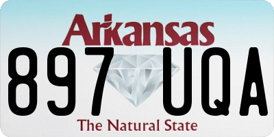 AR license plate 897UQA