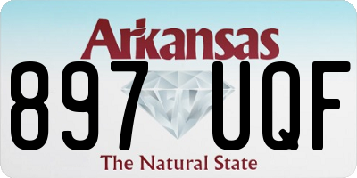 AR license plate 897UQF