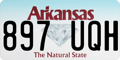 AR license plate 897UQH