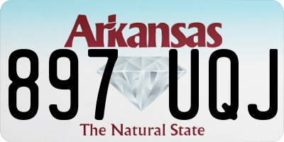 AR license plate 897UQJ
