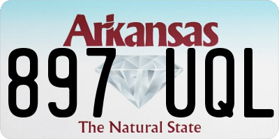 AR license plate 897UQL