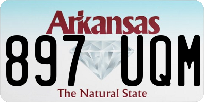 AR license plate 897UQM