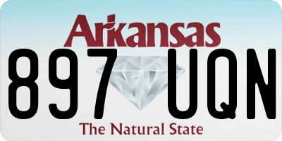 AR license plate 897UQN