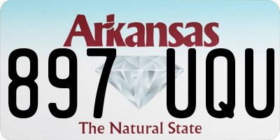AR license plate 897UQU