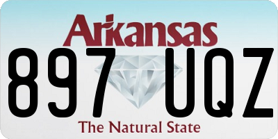 AR license plate 897UQZ
