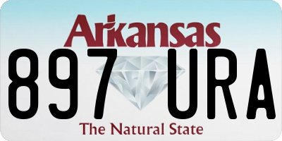 AR license plate 897URA