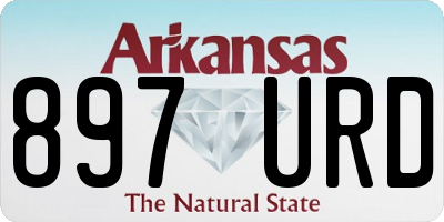 AR license plate 897URD