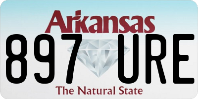 AR license plate 897URE