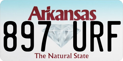 AR license plate 897URF