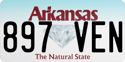 AR license plate 897VEN