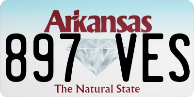 AR license plate 897VES
