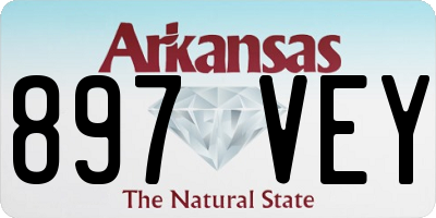 AR license plate 897VEY