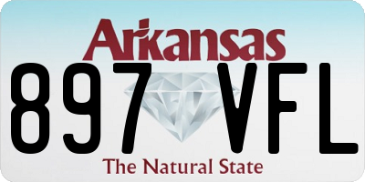 AR license plate 897VFL