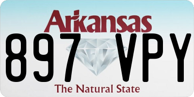 AR license plate 897VPY
