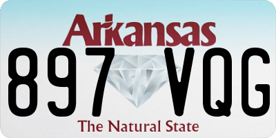 AR license plate 897VQG