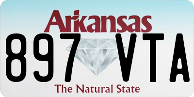 AR license plate 897VTA