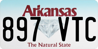 AR license plate 897VTC