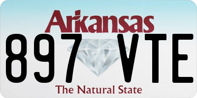 AR license plate 897VTE