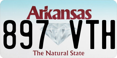AR license plate 897VTH