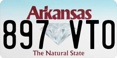 AR license plate 897VTO