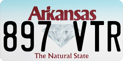 AR license plate 897VTR