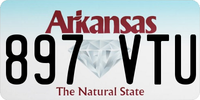 AR license plate 897VTU