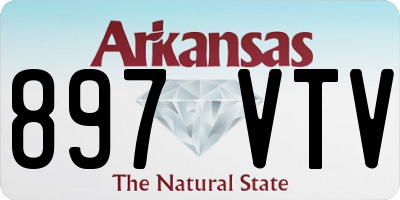 AR license plate 897VTV