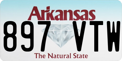 AR license plate 897VTW