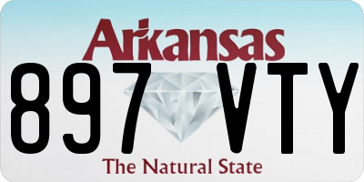 AR license plate 897VTY