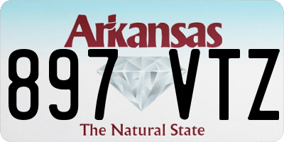 AR license plate 897VTZ