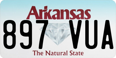 AR license plate 897VUA