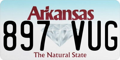 AR license plate 897VUG