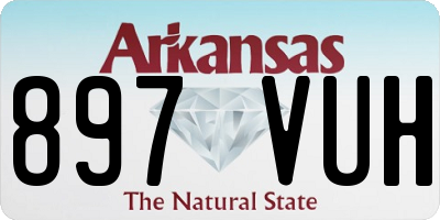AR license plate 897VUH