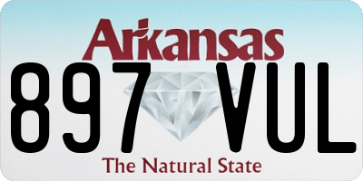 AR license plate 897VUL