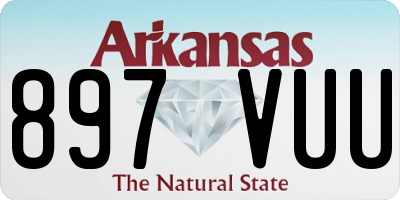 AR license plate 897VUU