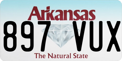 AR license plate 897VUX